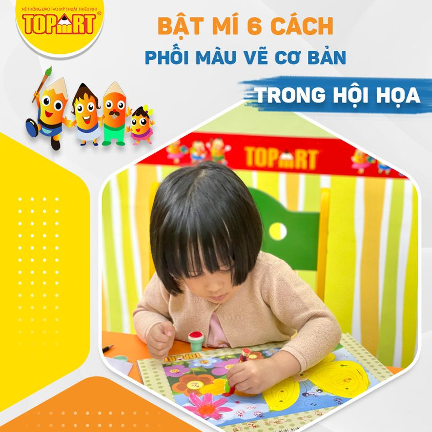 Giúp bé nắm chắc cách phối màu vẽ cơ bản