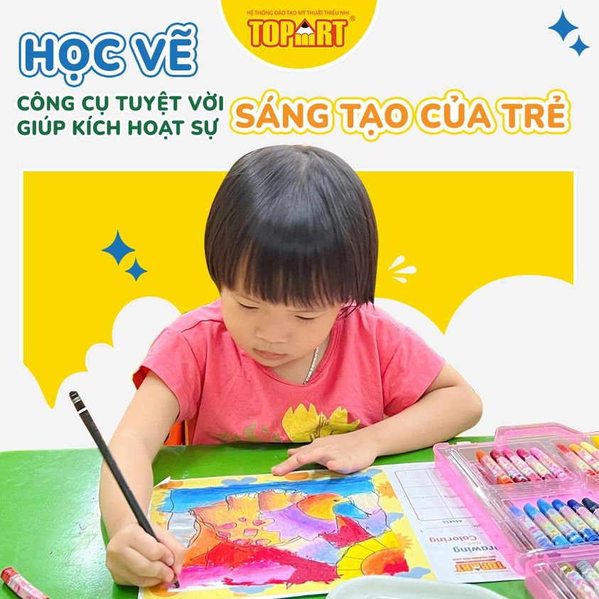 Học vẽ kích hoạt sự sáng tạo ở trẻ